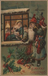 A Merry Christmas Santa Claus Postcard Postcard Postcard