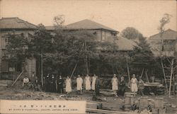 St. Mary's Hospital, Omori, Side View Postcard