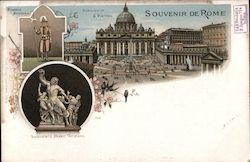 Souvenir de Rome Italy Postcard Postcard Postcard