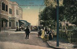 Governorat and the City Garden Suez, Egypt Africa Postcard Postcard Postcard