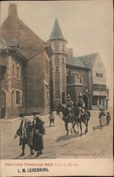 Place du Marche Liege, Belgium Postcard Postcard Postcard