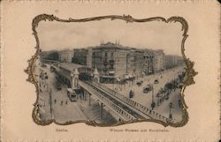 Berlin - Wiener Strasse mit Hochbahn Germany Postcard Postcard Postcard