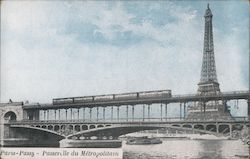 Passerelle du Metropolitain Postcard