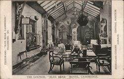 The Lounge, "Blue Boar" Hotel Postcard