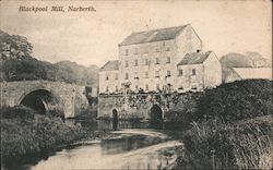 Blackpool Mill, Narberth. Postcard