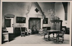 Muiden Castle (Muiderslot), Living room Postcard