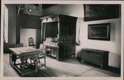 Bedroom in Muiden Castle (Muiderslot) Postcard