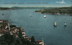 Bosphore - Vue prise des chateaux d'Europe Postcard