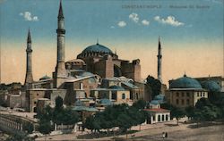 Constantinople - Mosquée St. Sophie Istanbul, Turkey Greece, Turkey, Balkan States Postcard Postcard Postcard