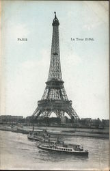 Paris - Eiffel Tower France Postcard Postcard Postcard