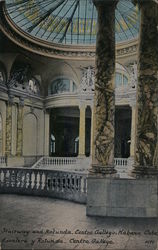 Stairway and Rotunda, Centro Gallego Havana, Cuba Postcard Postcard Postcard