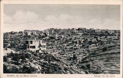 Haifa - On the Mount Carmel Postcard