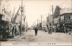 Isesakicho dori Street Scene Postcard