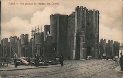 Vue generale du chateau des Comtes Ghent, Belgium Postcard Postcard Postcard