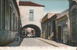 The Arch on Acosta Street - El arco de Belen Postcard