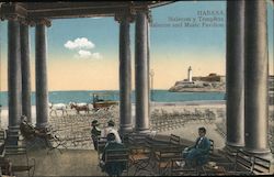 Habana Malecon and Music Pavilion Postcard