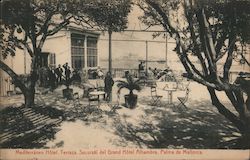 Mediterraneo Hotel, Terraza, Sucursal del Grand Hotel Alhambra, Palma de Mallorca Spain Postcard Postcard Postcard