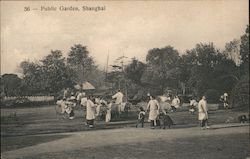 Public Garden Shanghai, China Postcard Postcard Postcard