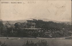 Catania - Giardino Bellini Postcard