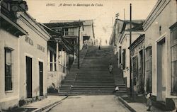 A Street in Santiago de Cuba Postcard Postcard Postcard