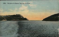 Entrance to Harbor Santiago de Cuba, Cuba Postcard Postcard Postcard