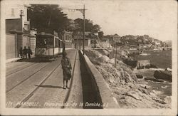 Marseille - Promenade de la Corniche France Postcard Postcard Postcard