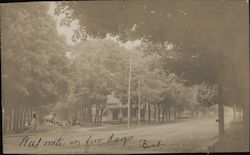 Rural Road Scene Buildings Postcard Postcard Postcard