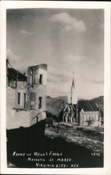 Ruins of Wells Fargo, Majestic St. Mary’s Postcard