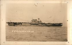 USS Enterprise (CV-6) Aircraft Carrier Ships Postcard Postcard Postcard