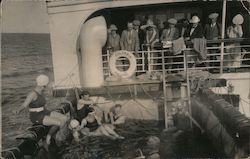 Swimming Pool Aboard S.S. Columbia Postcard