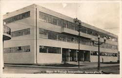 Railway Workers Union Building in Aguascalientes Postcard