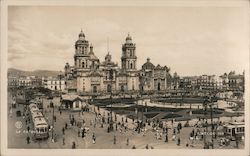 The Cathedral Mexico Postcard Postcard Postcard