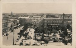 Aerial View Aguascalientes City, Aguascalientes Mexico Postcard Postcard Postcard