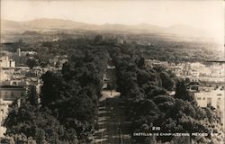 Castillo De Chapultepec Mexico Postcard