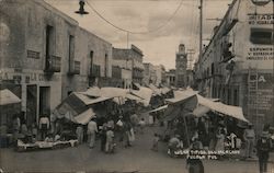 Lugar Tipico Del Mercado Puebla Pue Mexico Postcard Postcard Postcard