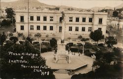 Plaza Hidalgo e Instituto Terrazas Chihuahua, CH Mexico Terrazas Foto Postcard Postcard Postcard