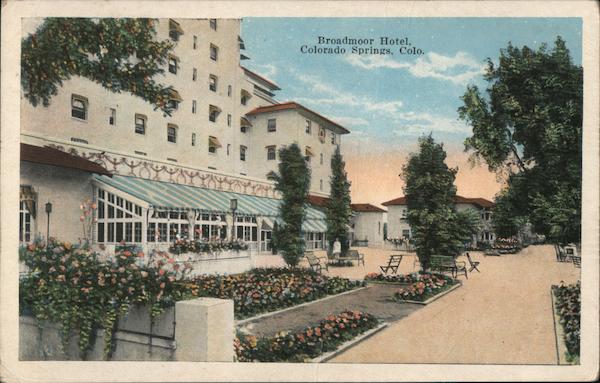 Broadmoor Hotel Colorado Springs CO Postcard   Card00346 Fr 