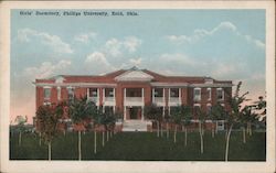 Girls' Dormitory, Phillips University, Enid, Okla. Oklahoma Postcard Postcard Postcard