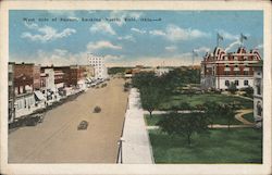 West Side of Square, Looking North Enid, OK Postcard Postcard Postcard