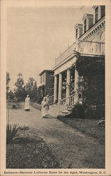 Entrance - National Lutheran Home for the Aged Washington, DC Washington DC Postcard Postcard Postcard