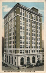 Exchange National Bank Building, Tulsa, Okla. Postcard