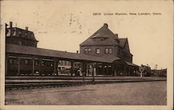 Union Station, New London, Conn. Connecticut Postcard Postcard Postcard