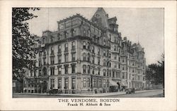 The Vendome, Frank H. Abbott & Son Boston, MA Postcard Postcard Postcard