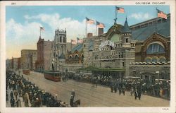 Coliseum, Chicago Illinois Postcard Postcard Postcard