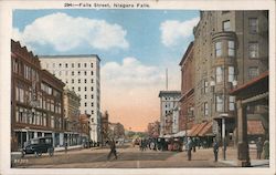 Falls Street, Niagara Falls New York Postcard Postcard Postcard