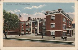 Carlton School Wichita, KS Postcard Postcard Postcard