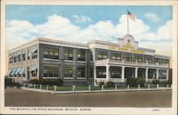 The Wichita Live Stock Exchange, Wichita, Kansas Postcard Postcard Postcard