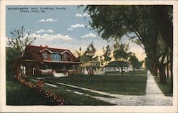 Morningside Avenue Looking South Sioux City, IA Postcard Postcard Postcard