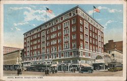 Hotel Martin Sioux City, IA Postcard Postcard Postcard