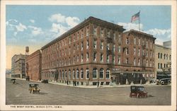 The West Hotel, Sioux City, Iowa Postcard Postcard Postcard